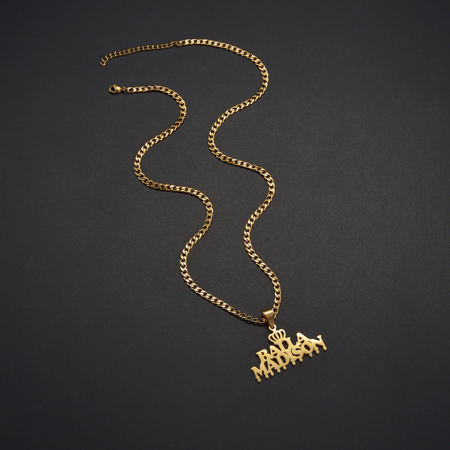 Unisex Cuban Chain Personalized Jewelry Gift-#9001
