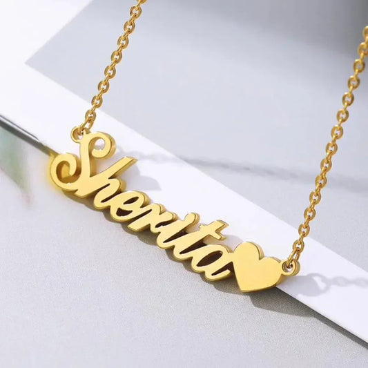 Women’s Choker Necklace with Personalized Letter -#9002