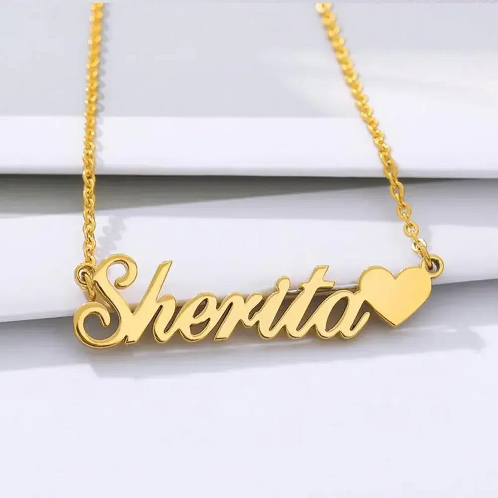 Women’s Choker Necklace with Personalized Letter -#9002
