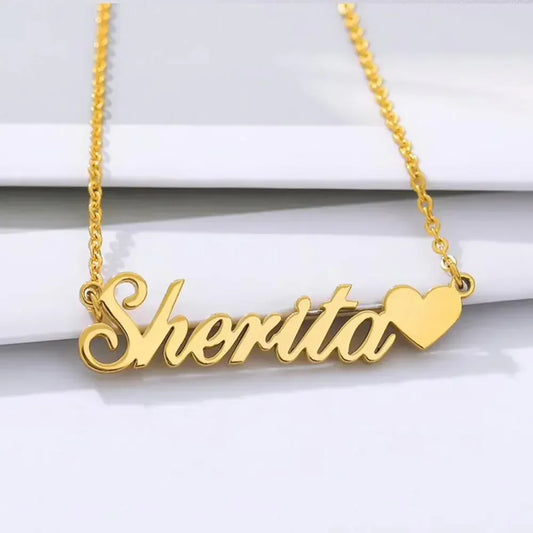 Women’s Choker Necklace with Personalized Letter -#9002