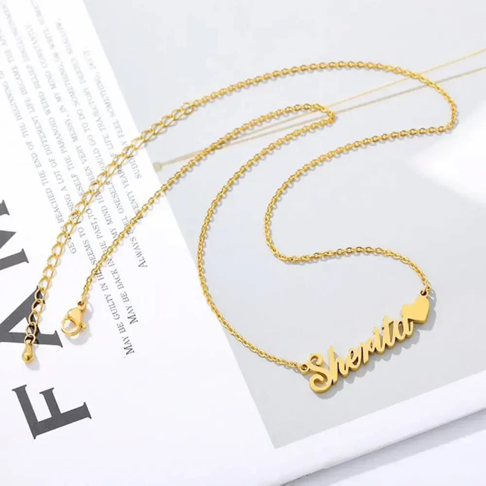 Women’s Choker Necklace with Personalized Letter -#9002